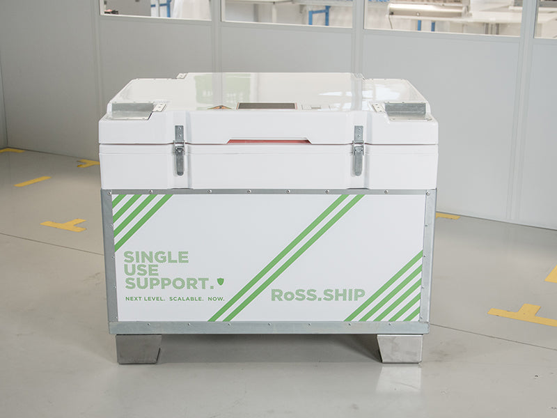 Cold chain container for drug substances | RoSS.SHIP – Single Use Support
