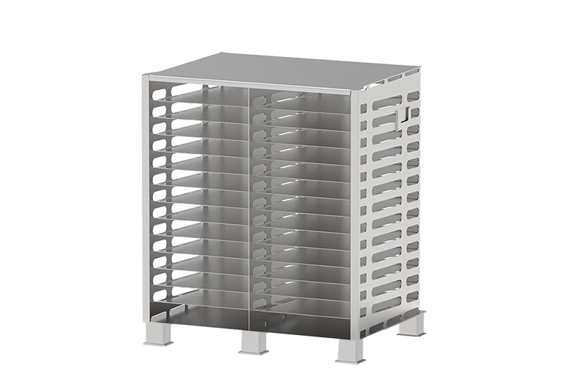 Stainless steel rack for RoSS® shells | RoSS.RACK – Single Use Support